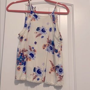Floral tank top